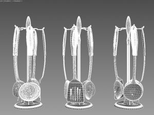 set of kitchen 3D Model