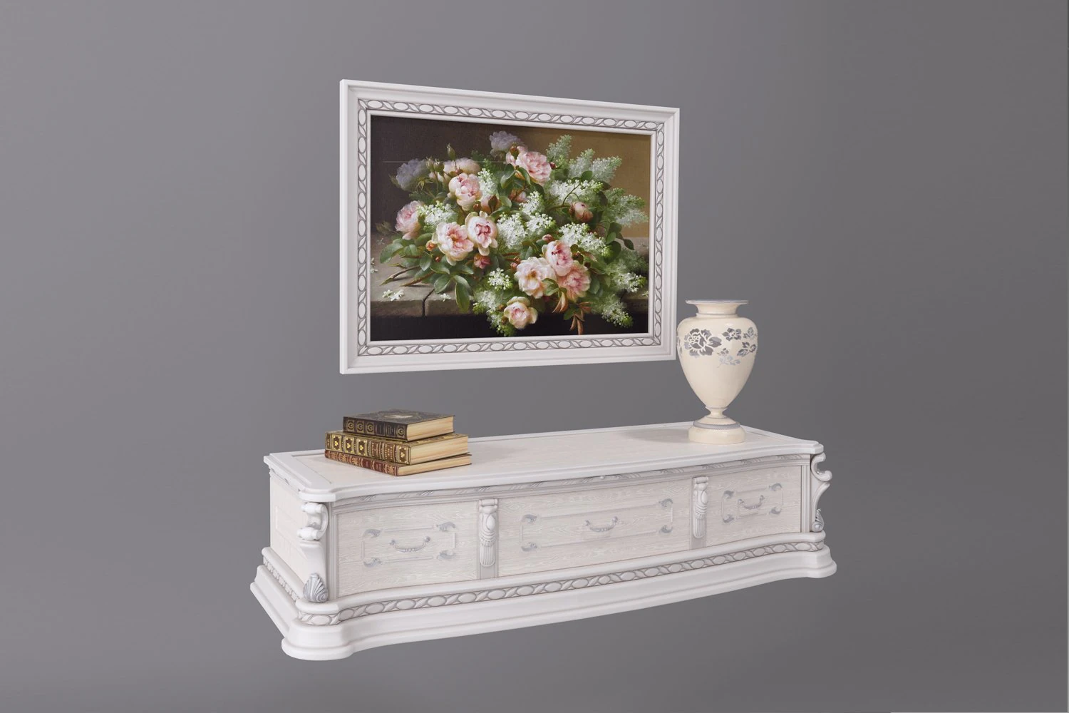 tv cabinet carpenter 3D Model .c4d .max .obj .3ds .fbx .stl .blend 