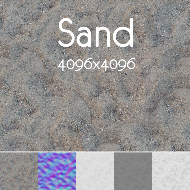 sand CG Textures .c4d .max .obj .3ds .fbx .stl .blend