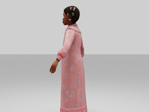 girls child 3D Модель