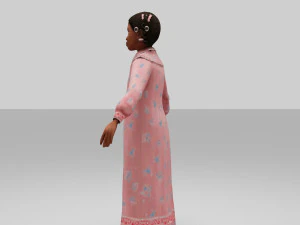 girls child 3D Model