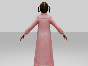 girls child 3D Модель