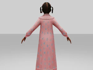 girls child 3D Model