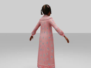girls child 3D Model