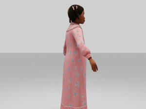 girls child 3D Модель