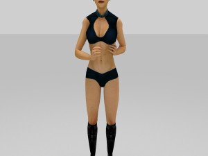female fashion Modelo 3D