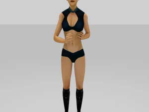 kadın moda 3D Model