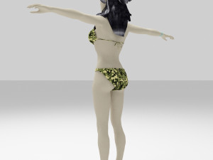girls ocean 3D Модель