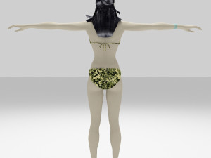 girls ocean 3D Модель