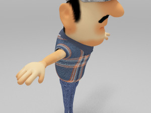 cartoon character funny Modello 3D