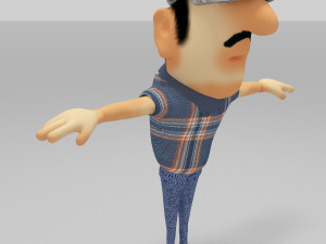 cartoon character funny Modello 3D