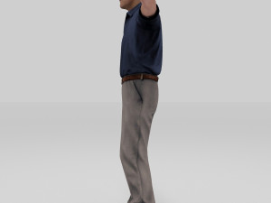 old man grand father Model 3D