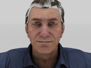 old man grand father Model 3D