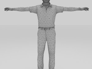 old man grand father Model 3D