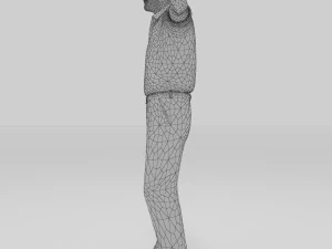 old man grand father 3D Model