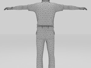 old man grand father Model 3D