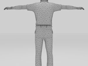 old man grand father 3D Model