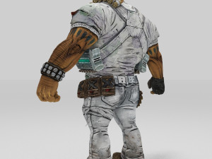 soldier combat character cartoon Modelo 3D