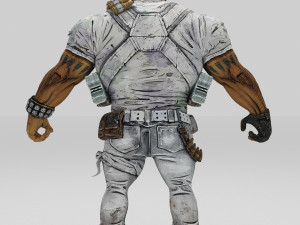 soldier combat character cartoon Modelo 3D