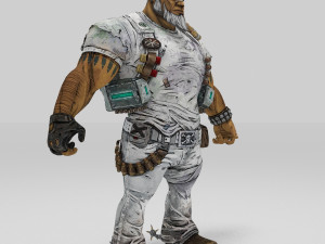 soldier combat character cartoon Modelo 3D