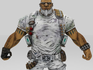 soldier combat character cartoon Modelo 3D