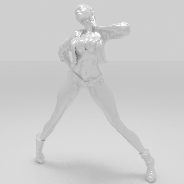 girls dance figure miniatures 3D 모델 .c4d .max .obj .3ds .fbx .stl .blend 