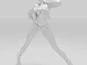 girls dance figure miniatures 3D Model
