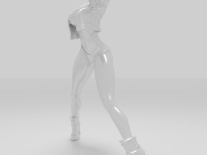 girls dance figure miniatures 3D 모델