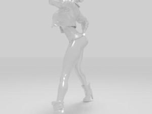 girls dance figure miniatures 3D 모델