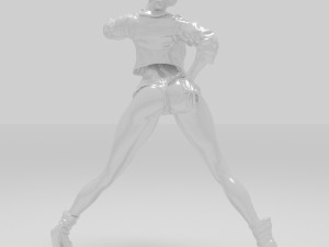 girls dance figure miniatures 3D 모델