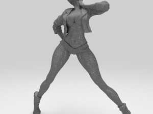girls dance figure miniatures 3D 모델