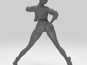 girls dance figure miniatures 3D 모델