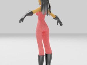 girls cartoon 3D Modell