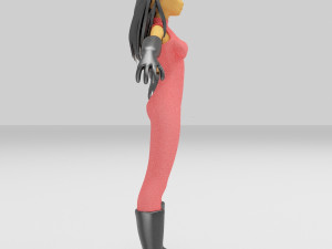girls cartoon 3D Modell
