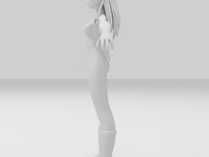 girls cartoon 3D Modell