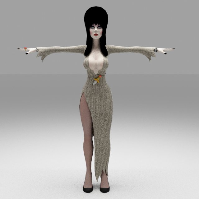 ellis girls scray Model 3D .c4d .max .obj .3ds .fbx .stl .blend 