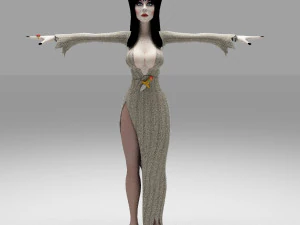 埃利斯女孩尖叫 3D 模型