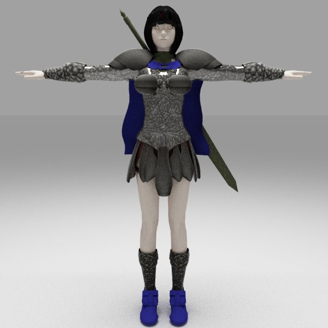 wonder girls figther 3D Модель .c4d .max .obj .3ds .fbx .stl .blend 