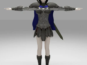 원더걸스 파이터 3D 모델