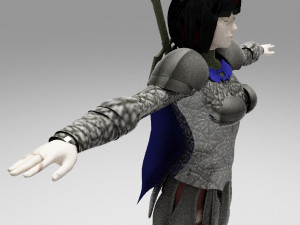 wonder girls figther 3D Модель