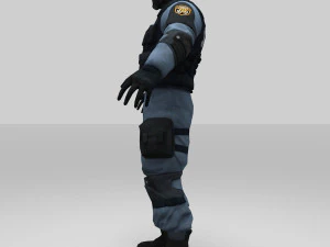 swat policer 3D Model