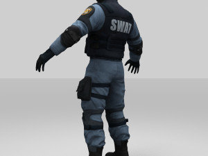 swat policer 3D 모델