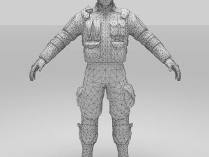 swat policer 3D Model