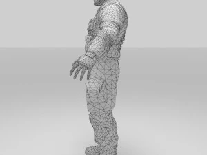swat policer 3D Model