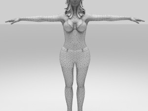 elly beautiful women Model 3D
