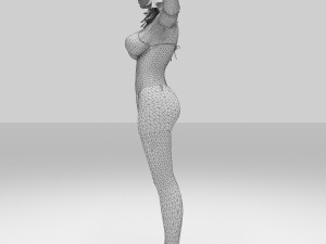 elly beautiful women Model 3D