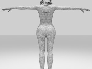 elly beautiful women Model 3D