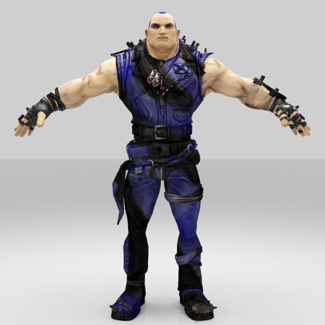 bell big body and strong character Model 3D .c4d .max .obj .3ds .fbx .stl .blend