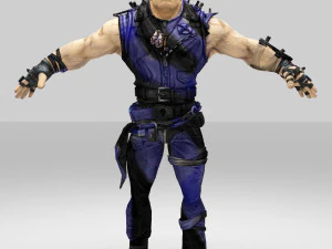 sino grande corpo e car&aacute;ter forte Modelo 3D