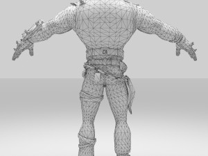 bell big body and strong character Model 3D